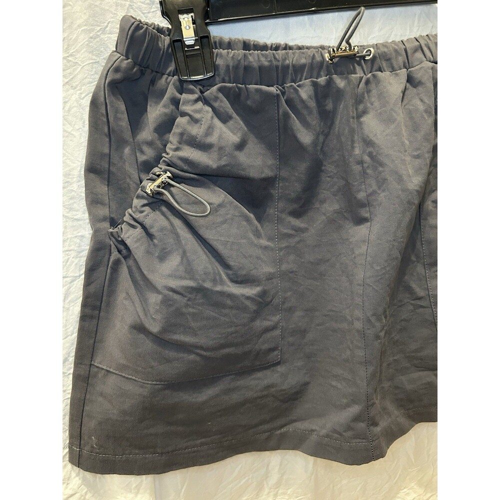 PacSun, Women’s, Bungee Cord Pockets, Miniskirt, Steel Gray, Size: S - Picture 4 of 6